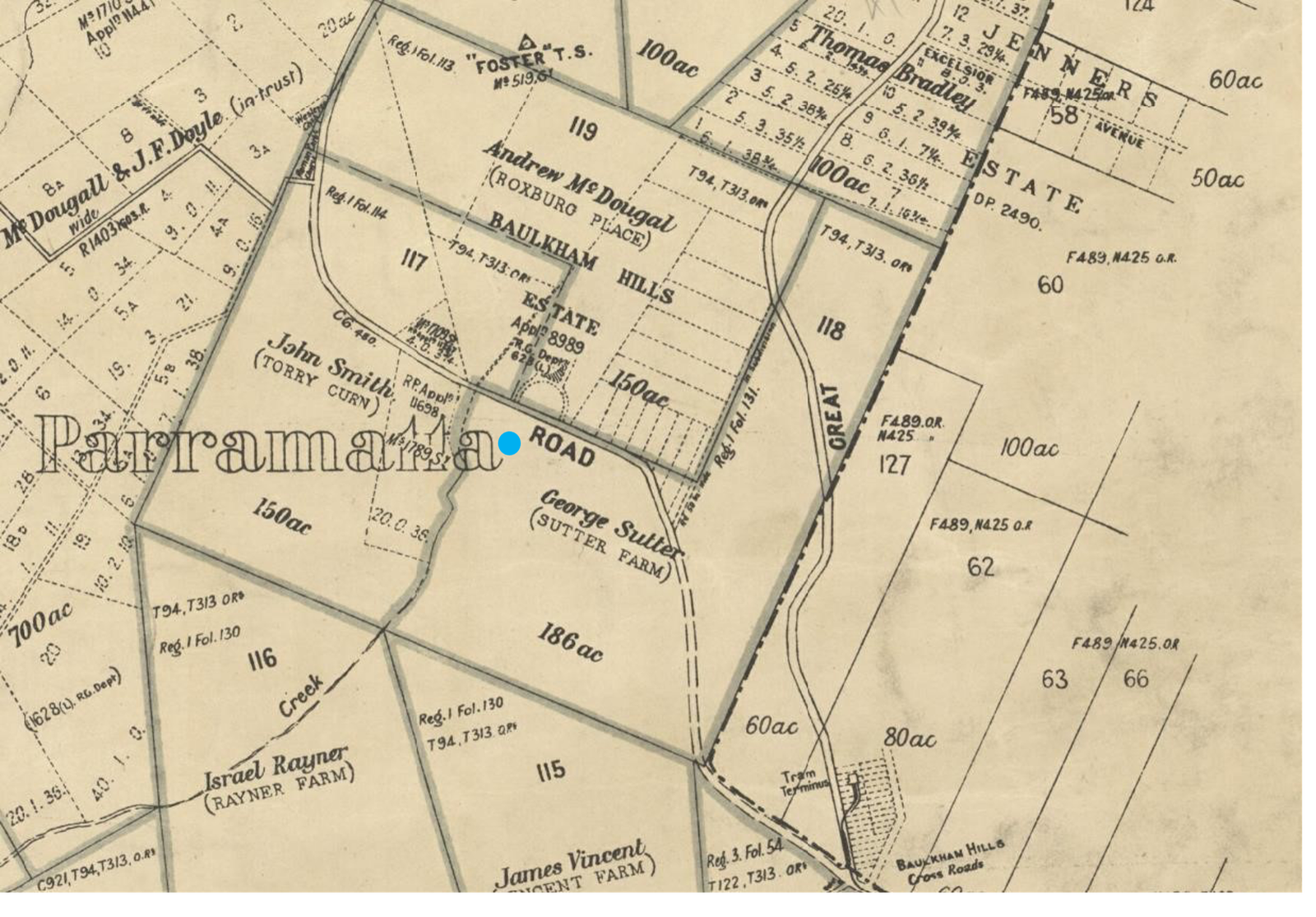 1905 Parish map