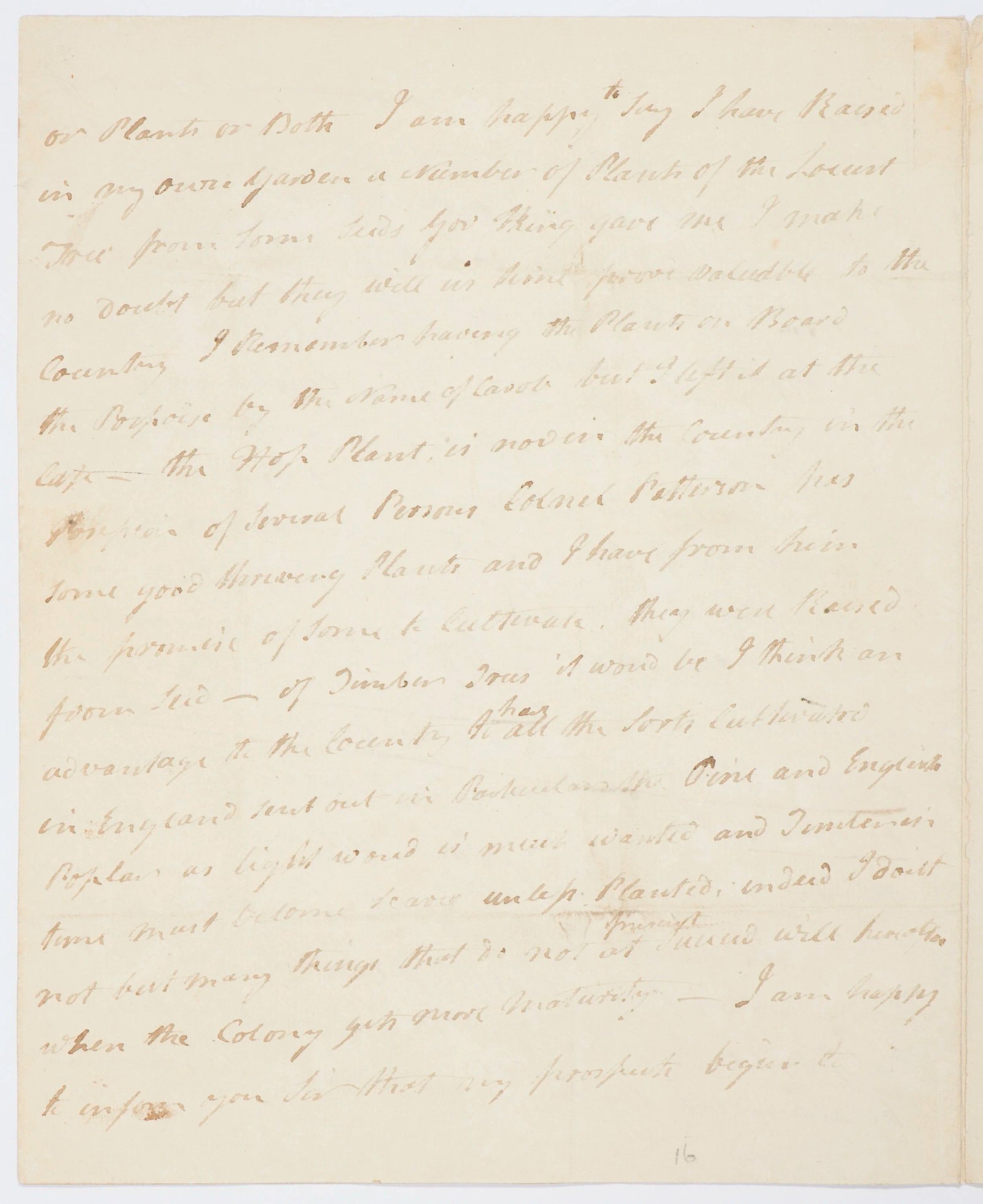 Letter on colonial horticulture and agriculture, page 3