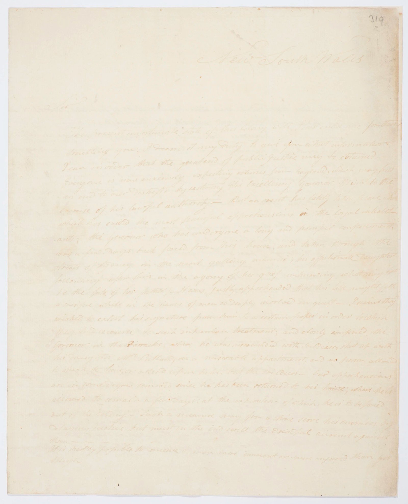 Distressed letter to Sir Joseph Banks, page 4