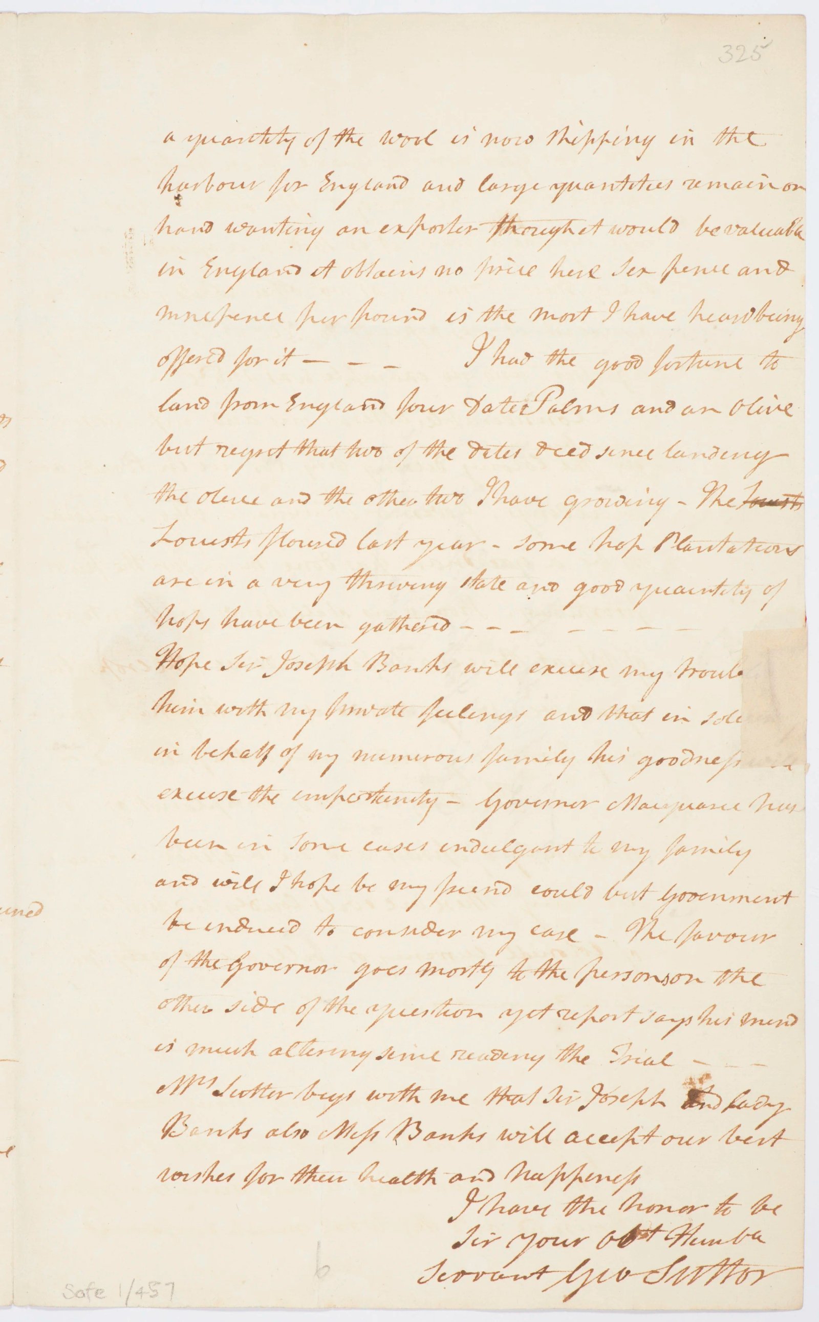 Letter on colonial affairs, page 2