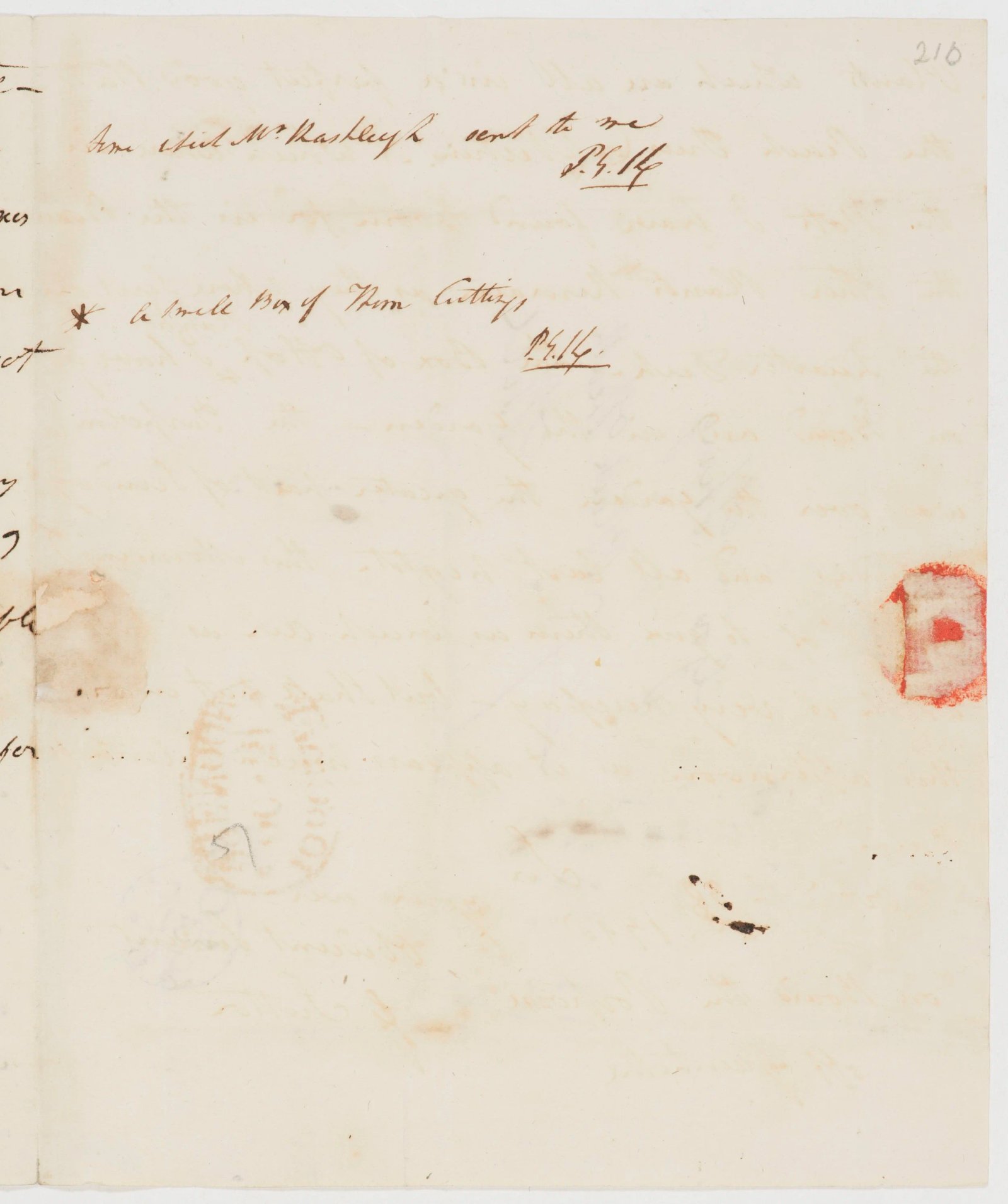 Letter acknowledging receipt of instructions, page 2