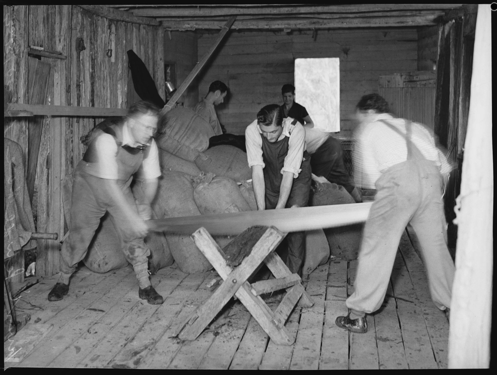Original black and white photograph