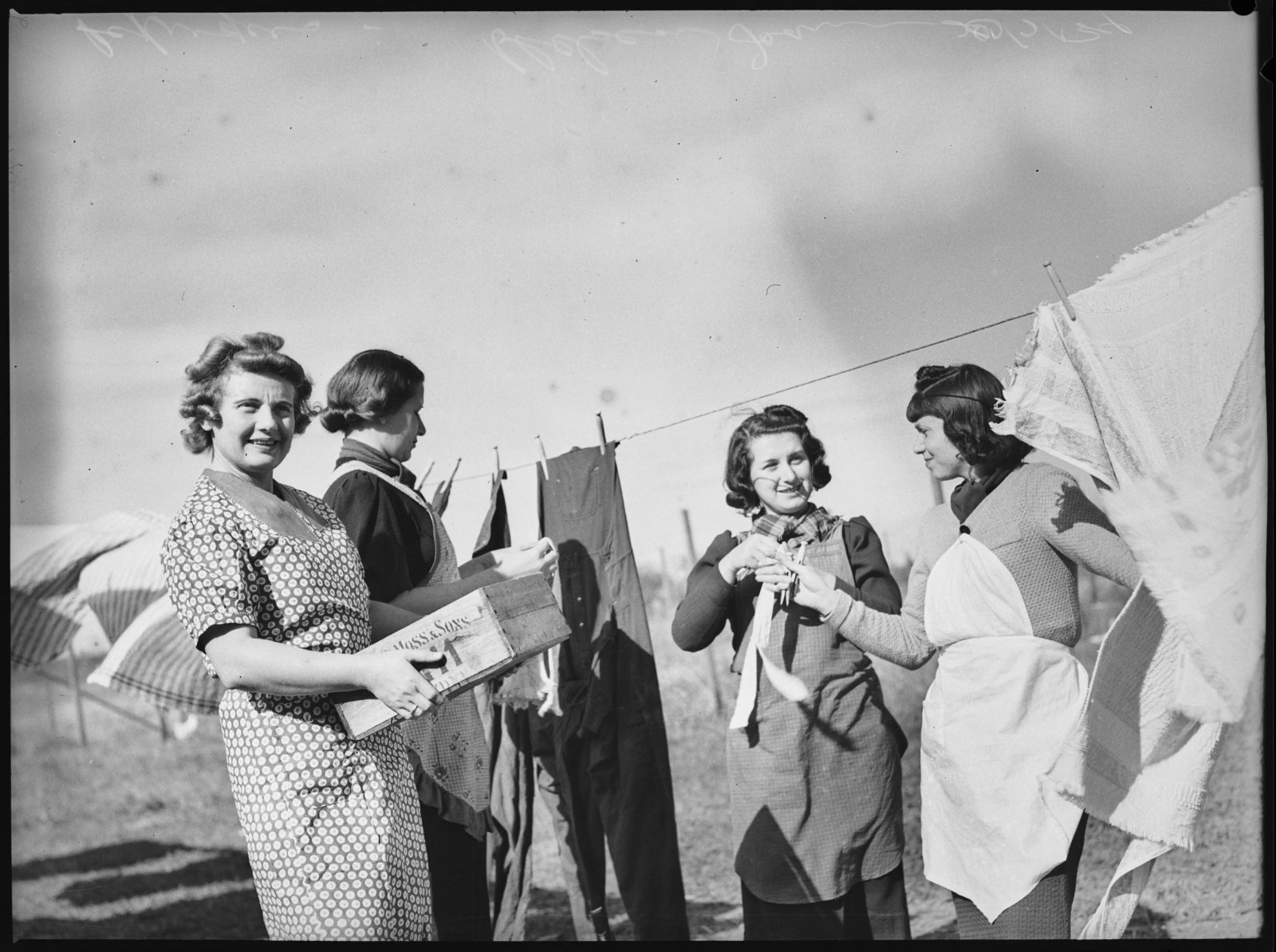 AJWS trainees at Chelsea Farm, 20th July 1939