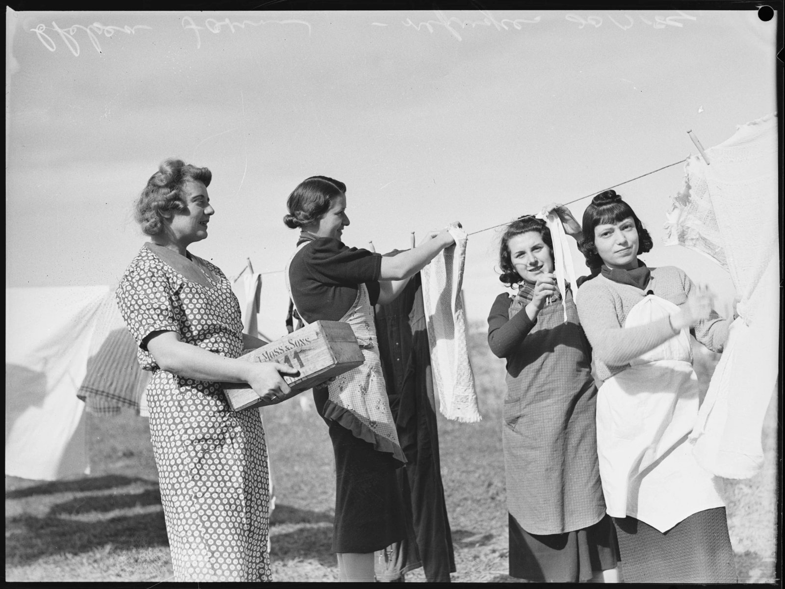 AJWS trainees at Chelsea Farm, 20th July 1939