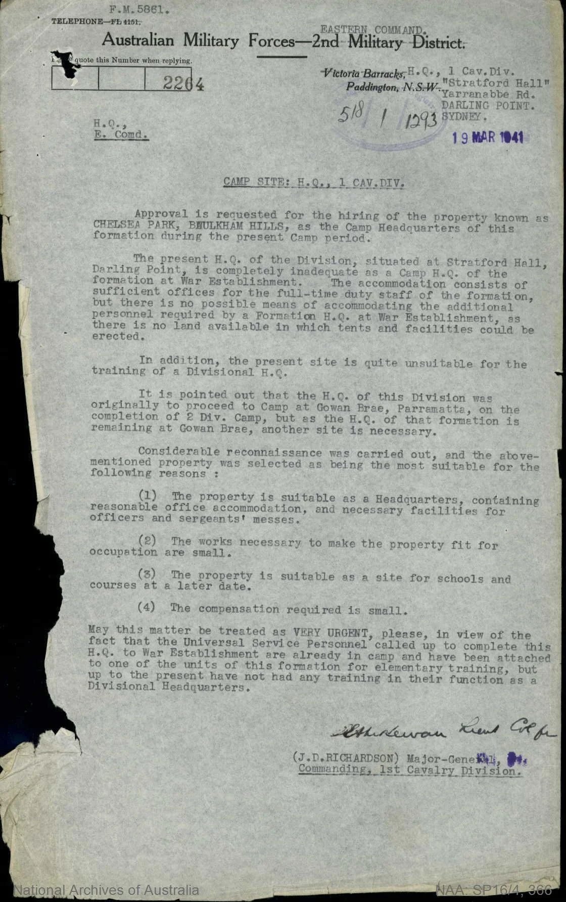 National Archives of Australia record, page 106